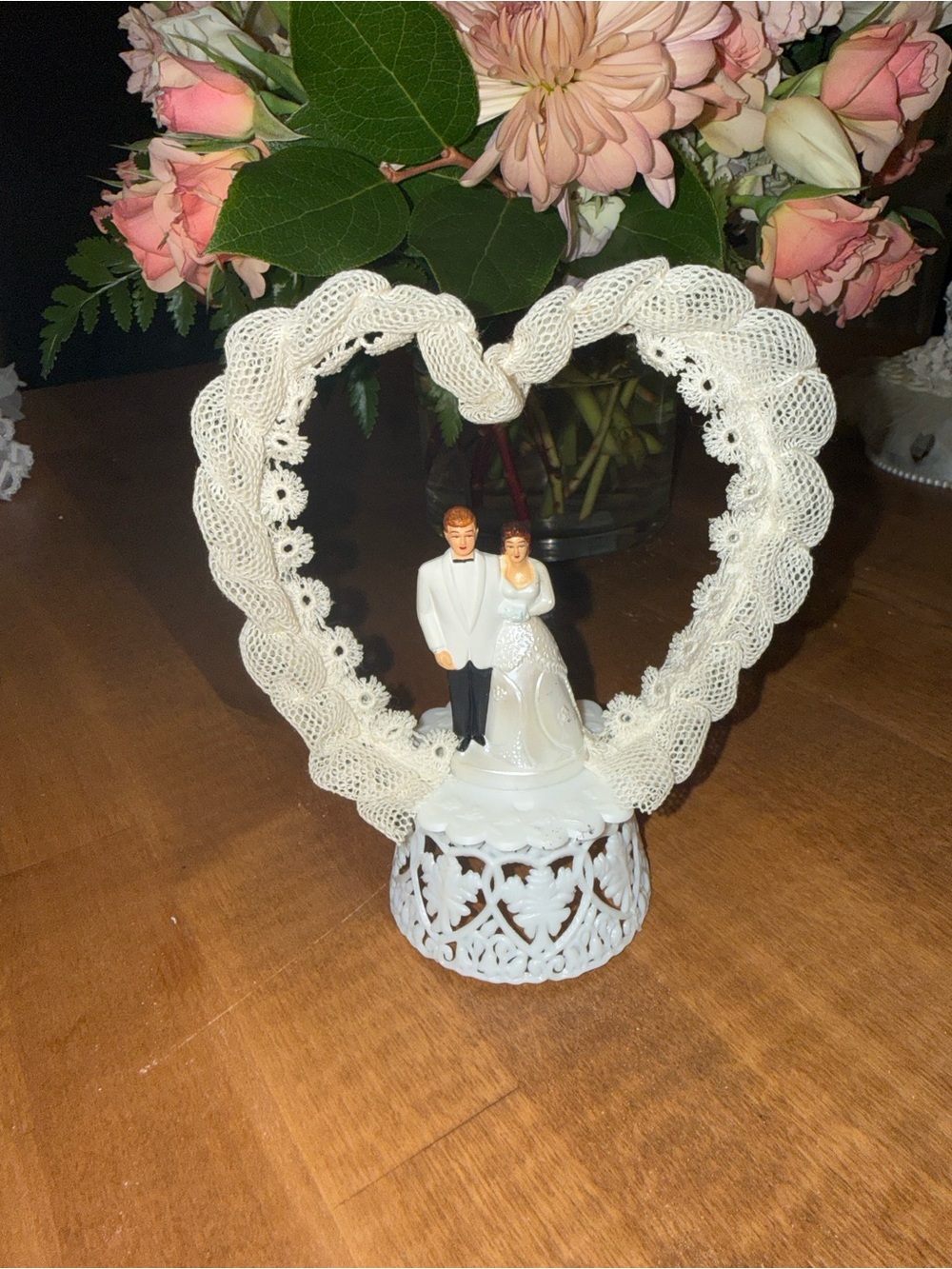 Vintage cake topper